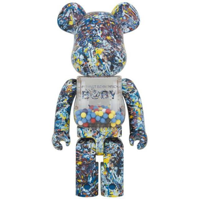 MEDICOM TOY(メディコムトイ)のMY FIRST BE@RBRICK Jackson Pollock 1000% エンタメ/ホビーのフィギュア(その他)の商品写真