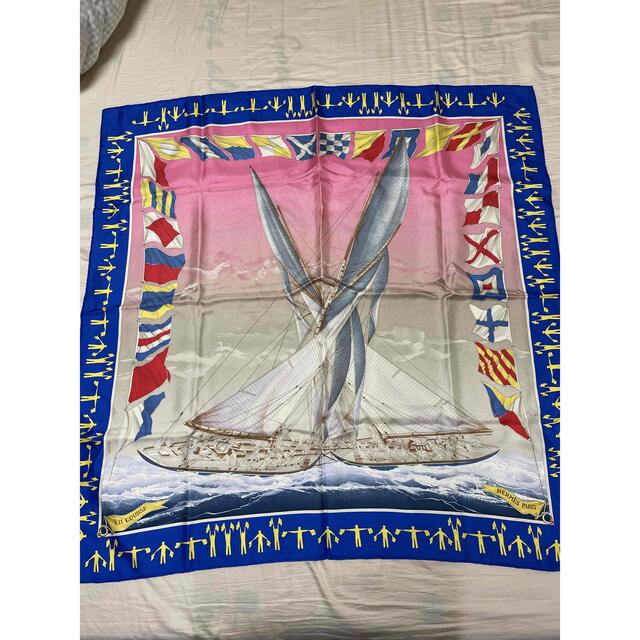 HERMES エルメス スカーフ 国旗 ハイブランド 船 カレ90 HERMES エルメス スカーフ 国旗 ハイブランド 船 カレ90