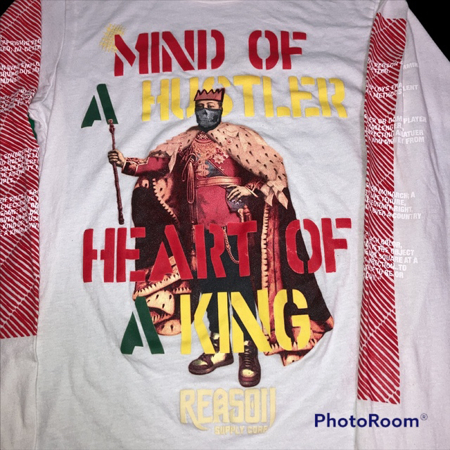 HUF(ハフ)の  REASON🇺🇸NYC" Hustler Mind  メンズのトップス(Tシャツ/カットソー(七分/長袖))の商品写真