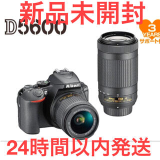 ニコン(Nikon)の【新品未開封】Nikon ニコン D5600 ダブルズームキット(デジタル一眼)
