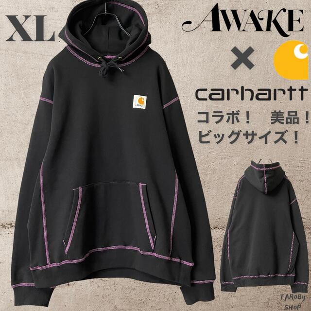 【激レア】carhartt☆パーカー XL 刺繍ロゴワンポイント