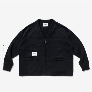 ダブルタップス(W)taps)のWTAPS 21FW PALMER SWEATER BLACK Mサイズ (カーディガン)