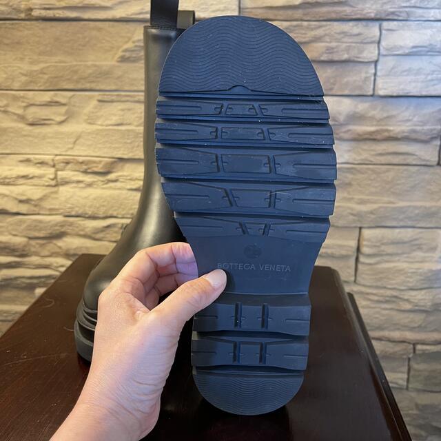 訳あり試着BOTTEGA VENETA ボッテガヴェネタ タイヤブーツ 37 - www