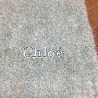 クロエ(Chloe)のクロエ カシミア マフラー カーキ モスグリーン(マフラー/ショール)