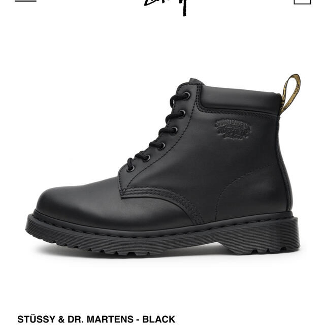 STÜSSY & DR. MARTENS - BLACK