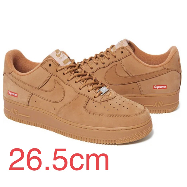 Supreme Nike Air Force 1 Low wheat 26.5