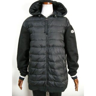 モンクレール(MONCLER)のサイズXS■モンクレール■新品ロング丈スウェット切替ダウンジャケット■レディース(ダウンジャケット)