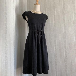 アンタイトル(UNTITLED)のチョコ様専用　美品　アンタイトル  フレアワンピース アンゴラウール(ひざ丈ワンピース)