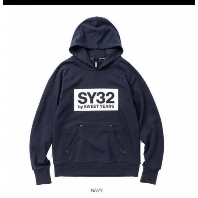 SY32 bysweetyears BOX LOGO HOODIE新品M - パーカー