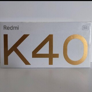 アンドロイド(ANDROID)の美品  Xiaomi Redmi K40 6GB/128GB 黒 グロロム化済(スマートフォン本体)