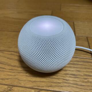 アップル(Apple)のApple HomePod mini ホワイト 美品(スピーカー)