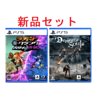 プレイステーション(PlayStation)の【シュリンク付】ラチェット＋Demon's Souls(家庭用ゲームソフト)