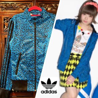 アディダス(adidas)のアディダス きゃりーぱみゅぱみゅ レオパード柄 ジャケット ブルゾン ジャージ (ブルゾン)