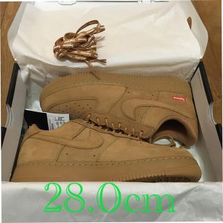 ナイキ(NIKE)のSupreme Nike Air Force 1 Low Flax Wheat(スニーカー)