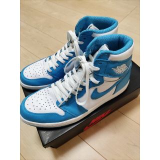 ナイキ(NIKE)のナイキ　エア　ジョーダン1　レトロ　UNC　2015　　28.5㎝(スニーカー)