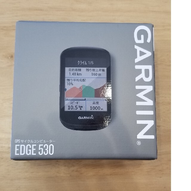 GARMIN(ガーミン)のGARMIN EDGE530 室内で1度だけ使用 スポーツ/アウトドアの自転車(パーツ)の商品写真