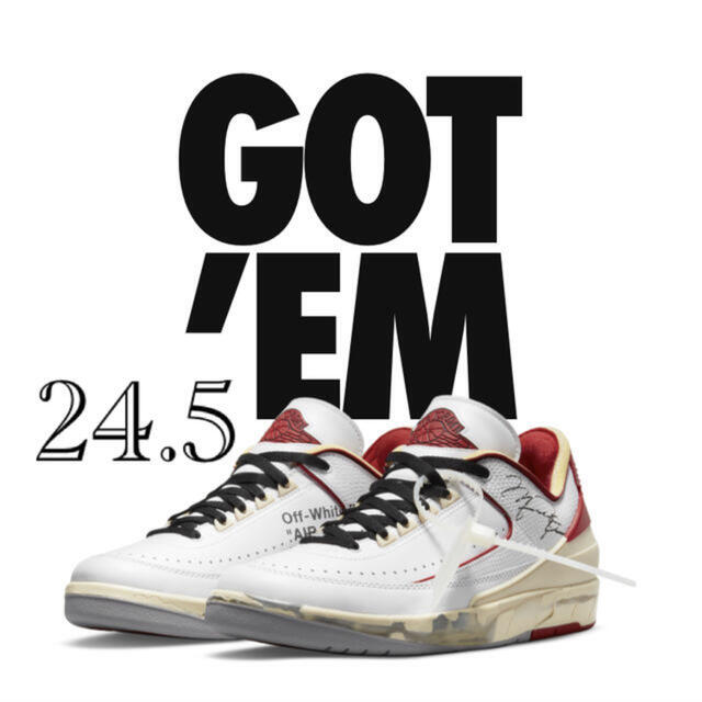 24.5㎝　Off-White × Nike Air Jordan 2 Low