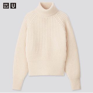 ユニクロ(UNIQLO)のユニクロユー　ローゲージタートルネックセーター　Sサイズ　UNIQLO(ニット/セーター)