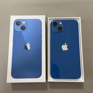 アイフォーン(iPhone)の新品 iPhone13 128GB ブルー Apple版SIMフリー(スマートフォン本体)