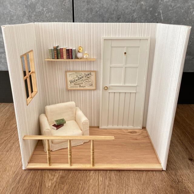 家具小物付き】1/6ドールハウス *ちいさなお部屋の通販 by 家具小物付き】1/6ドールハウス *ちいさなお部屋の通販 by