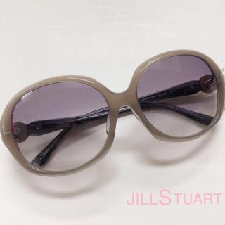 JILL STUART ジルスチュアート サングラス　ケース付き　大きめ　グレー(サングラス/メガネ)