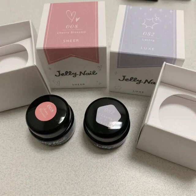 Jelly Nail(ジェリーネイル)のジェリーネイル　2色セット　箱無し コスメ/美容のネイル(カラージェル)の商品写真