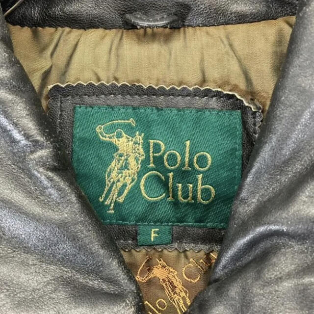 Polo Club(ポロクラブ)のB1  Polo Club 革ジャン レザージャケット　ビンテージ メンズのジャケット/アウター(レザージャケット)の商品写真