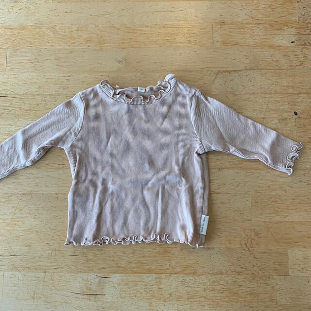 AEON(イオン)のベビー　長袖カットソー　サイズ70 キッズ/ベビー/マタニティのベビー服(~85cm)(シャツ/カットソー)の商品写真