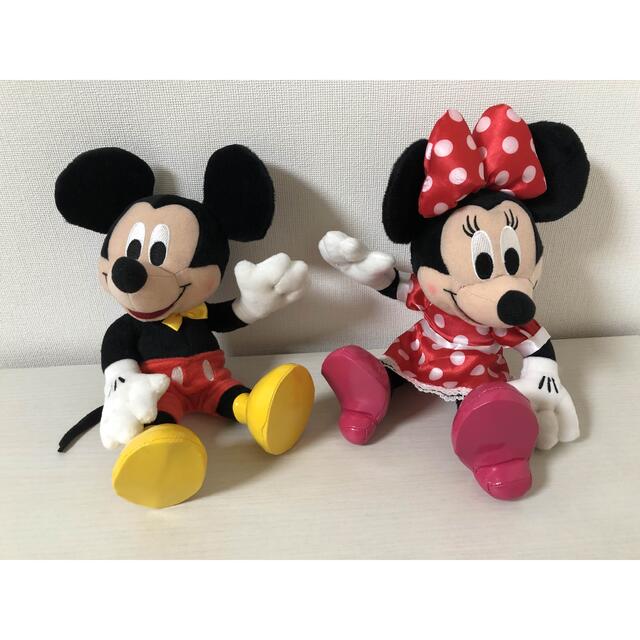 Disney(ディズニー)のミッキー　ミニー　ぬいぐるみ エンタメ/ホビーのおもちゃ/ぬいぐるみ(キャラクターグッズ)の商品写真