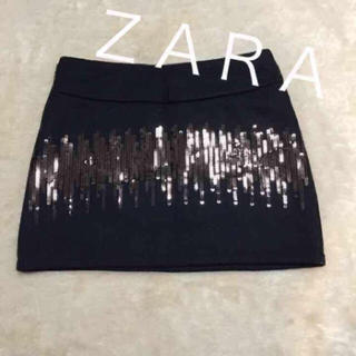 ザラ(ZARA)のザラ 黒 スカート(ミニスカート)