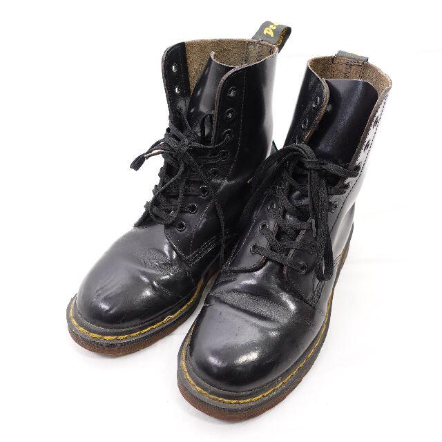 Dr. Martens　8ホールレザー　レディース　ブラック