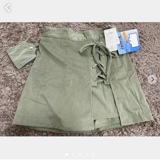 ショートパンツ　スカート　Mポーチ付き レディースのスカート(ミニスカート)の商品写真