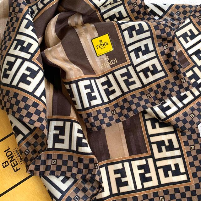 FENDI★フェンディ★シルク混スカーフ P.N.Y.Z★新品未使用