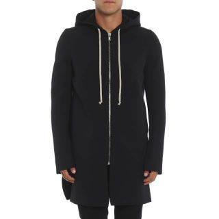 新古 定価20万 RICK OWENS パーカー コート ブラック 46 ミドル ...