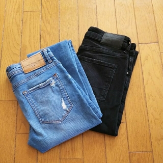 Bershka crash slim denim  ベルシュカ スキニースデニム