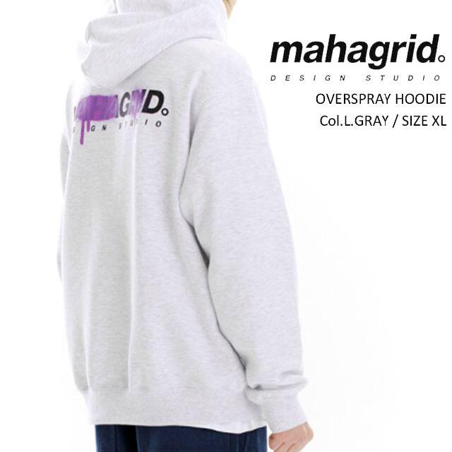 【 mahagrid 】 マハグリッド 正規品 裏起毛 パーカー XL