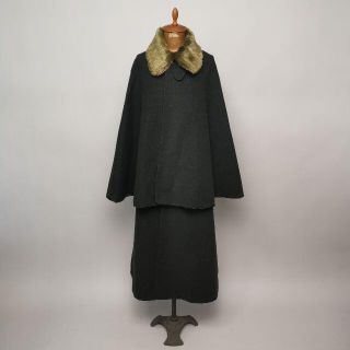 ヨウジヤマモト(Yohji Yamamoto)の③大正ロマン 二重回し トンビ コート インバネス 戦前 戦後 外套 着物 和装(その他)