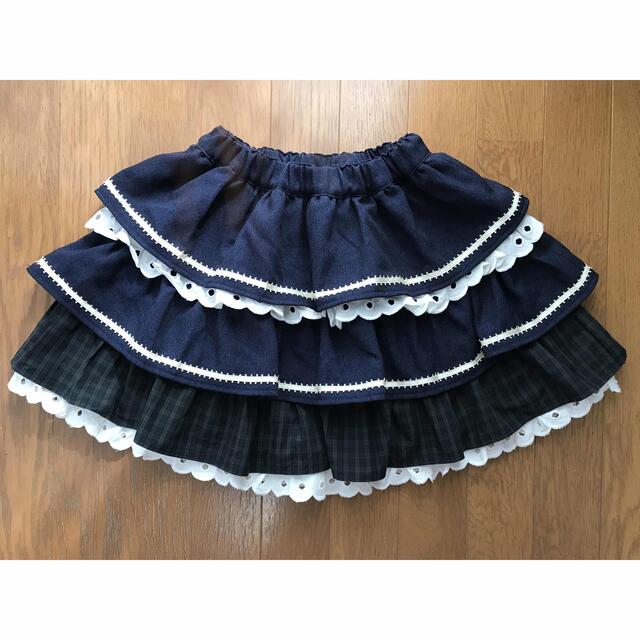 Shirley Temple(シャーリーテンプル)のシャーリーテンプル    スカート　１３０ キッズ/ベビー/マタニティのキッズ服女の子用(90cm~)(スカート)の商品写真