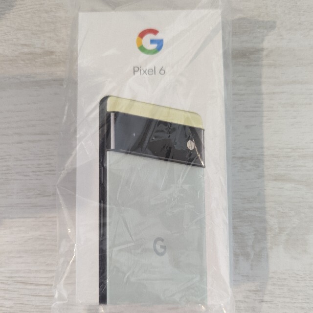 Google Pixel(グーグルピクセル)のGoogle Pixel6 256GB Sorta Seafoam 新品 スマホ/家電/カメラのスマートフォン/携帯電話(スマートフォン本体)の商品写真