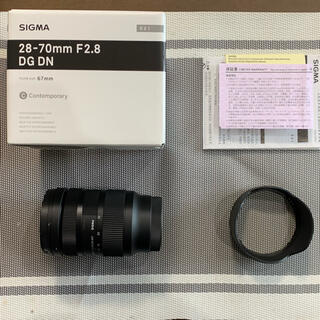 シグマ(SIGMA)の28-70mm F2.8 DG DN SONY Eマウント(レンズ(ズーム))
