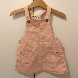 ザラキッズ(ZARA KIDS)のザラキッズ　オーバーオールスカート　80サイズ(スカート)