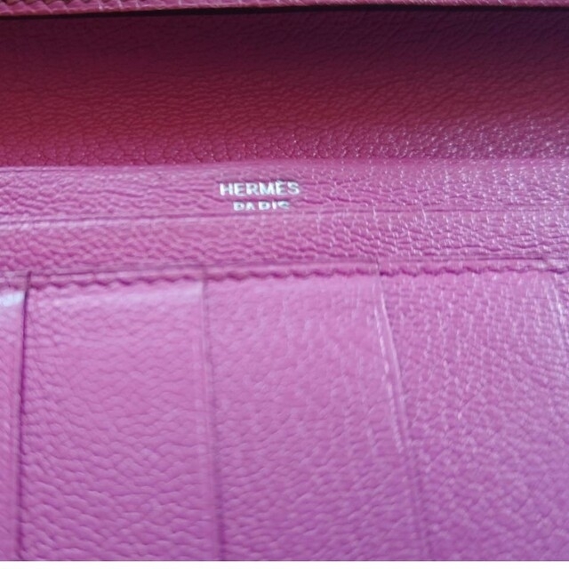 Hermes(エルメス)の正規品エルメスベアンスフレオーストリッチピンク レディースのファッション小物(財布)の商品写真