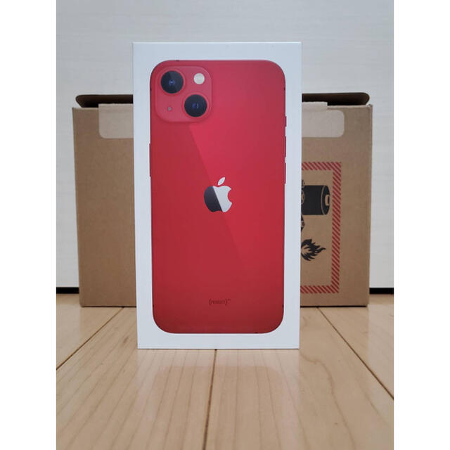 Apple(アップル)のiPhone 13, PRODUCT RED, 256GB スマホ/家電/カメラのスマートフォン/携帯電話(スマートフォン本体)の商品写真