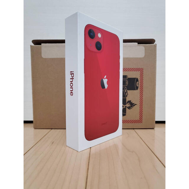 Apple(アップル)のiPhone 13, PRODUCT RED, 256GB スマホ/家電/カメラのスマートフォン/携帯電話(スマートフォン本体)の商品写真