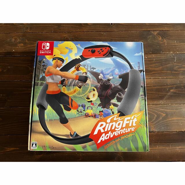 Nintendo Switch(ニンテンドースイッチ)の【美品】リングフィット アドベンチャー Switch 【中古】 エンタメ/ホビーのゲームソフト/ゲーム機本体(家庭用ゲームソフト)の商品写真