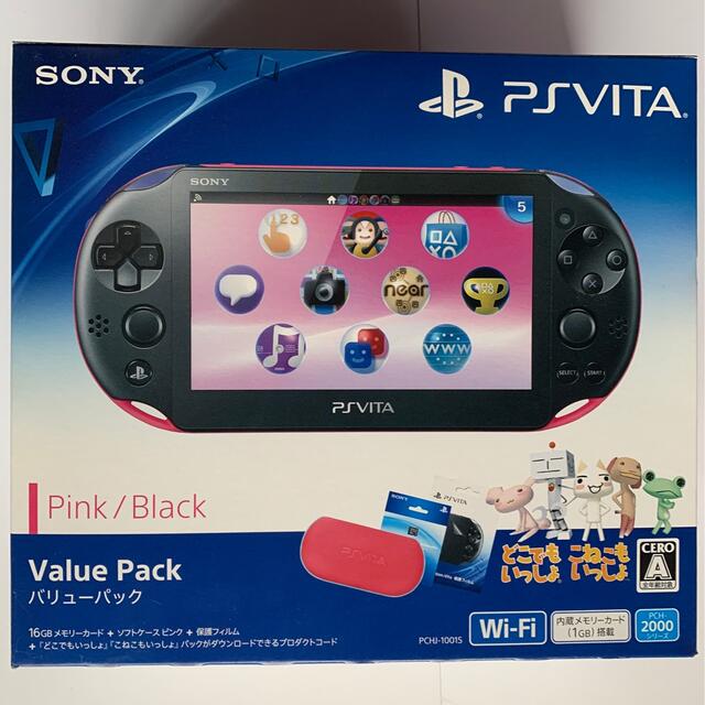 PS VITA PCH-2000 VP＋メモリーカード64GB、純正ケース付き