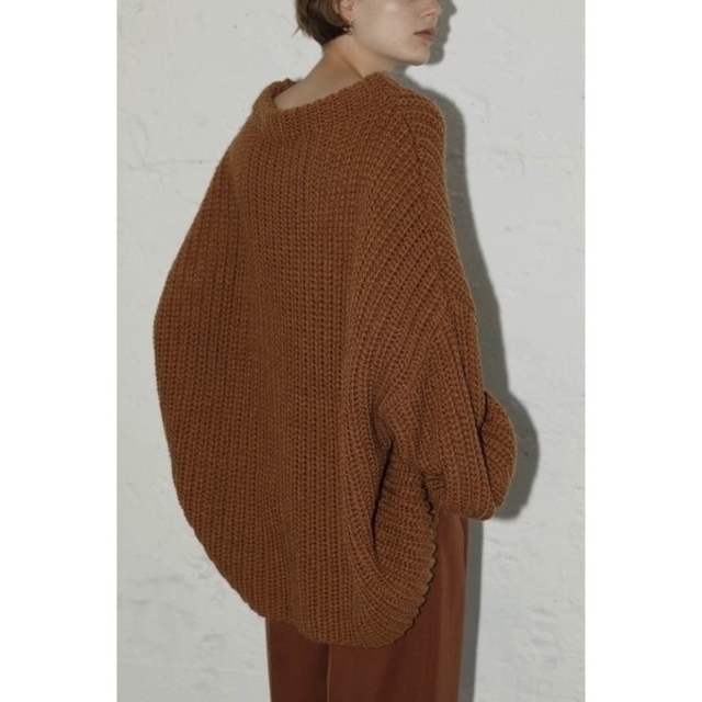 TODAYFUL(トゥデイフル)の美品 TODAYFUL Oversize Braid Knit ニットサンライズ レディースのトップス(ニット/セーター)の商品写真