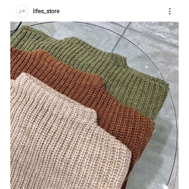 TODAYFUL(トゥデイフル)の美品 TODAYFUL Oversize Braid Knit ニットサンライズ レディースのトップス(ニット/セーター)の商品写真