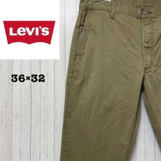 リーバイス(Levi's)のLevi’s リーバイス　チノパン　カーキ　ベージュ　ジップフライ　36/32(チノパン)