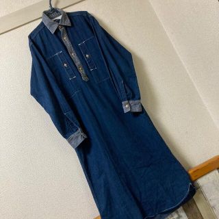 フォーティファイブアール(45R)の45r インディゴワンピース　kazu様専用❣️(ロングワンピース/マキシワンピース)